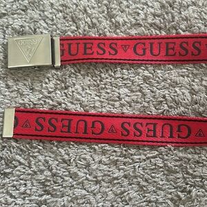 Guess red belt